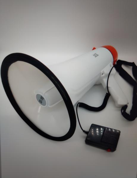 25W Raded 50W Police Siren Horn Portable Megaphone With Microphone CE