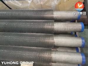 China ASTM A312 TP304 Serrated Finned Tube With SS304 Fins For Oil Gas Industries on sale