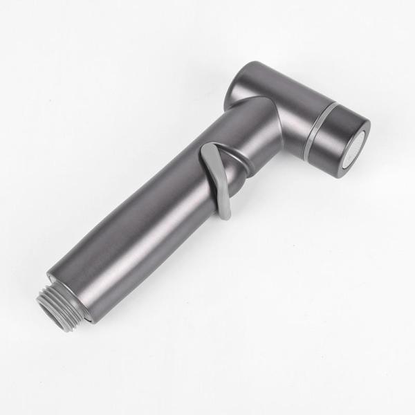 ABS handheld sit-spa spray device with portable nozzle, for use with pressure-flushing toilets in bathrooms