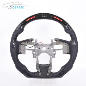 China Forged Civic Honda Carbon Fiber Steering Wheel Smooth Leather wholesale