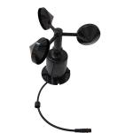 Mini Anemometer 3 Cup Wind Speed Measuring Device with -20C-60C Temperature