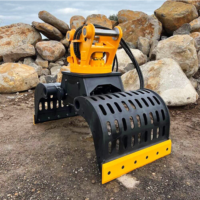 0.8 Cbm Hydraulic Excavator Sorting Grapple For Recycling Demolition
