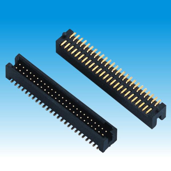 Gold 1.27mm Pitch Box Header Connector SMT High Strength Height 5.7