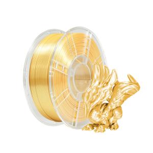China 3D Printing Filament Silk Gold PLA Plus Toughness Enhanced 3D Printer Filament wholesale