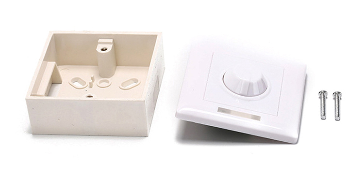 86 Wall Type Knob LED Switch , Single Colour LED Controller With RF Remote Control