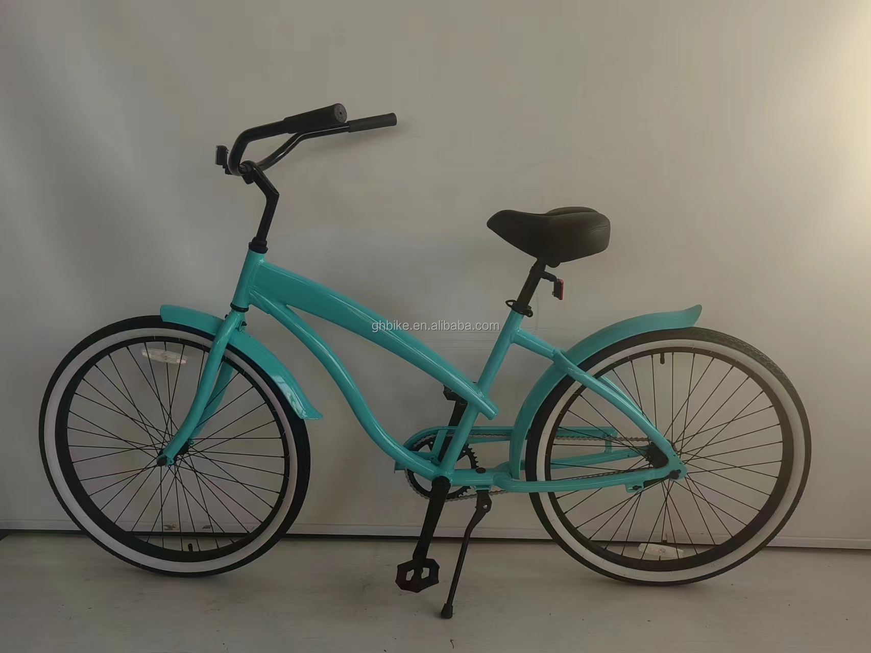 26" Aluminum Frame Single Gear Hybrid Women's Beach Cruiser Bike 2024 Non-Rear Damper