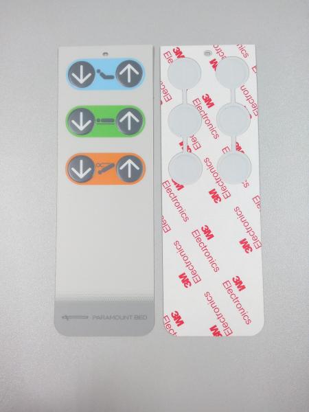 Quality Multi Color Concave Convex Membrane Control Panel / Membrane Switch Panels for sale