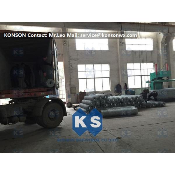 High Stability High Speed Hexagonal Mesh Machine Smooth Running PLC Control