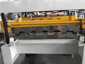 China Wall Panel Structure Tile Roll Forming Machine 70mm Shaft / 40GP Container wholesale