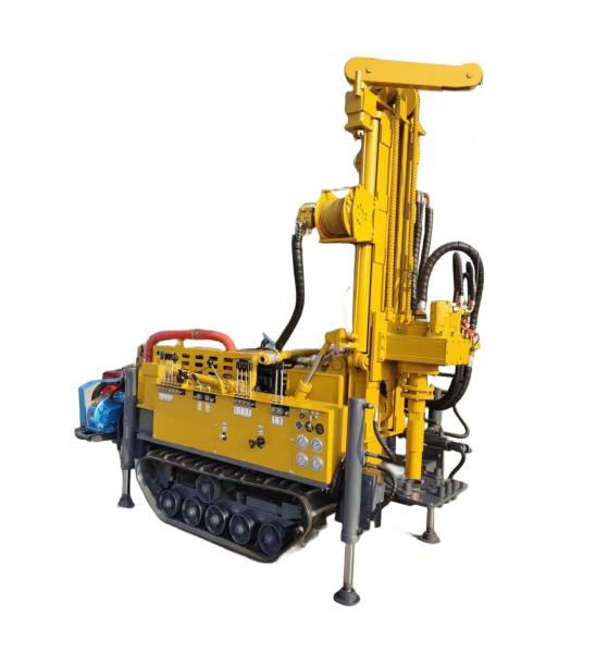 Quality Small Crawler Water Well Drilling Machine 42KW Engine 150m Drilling Depth for sale