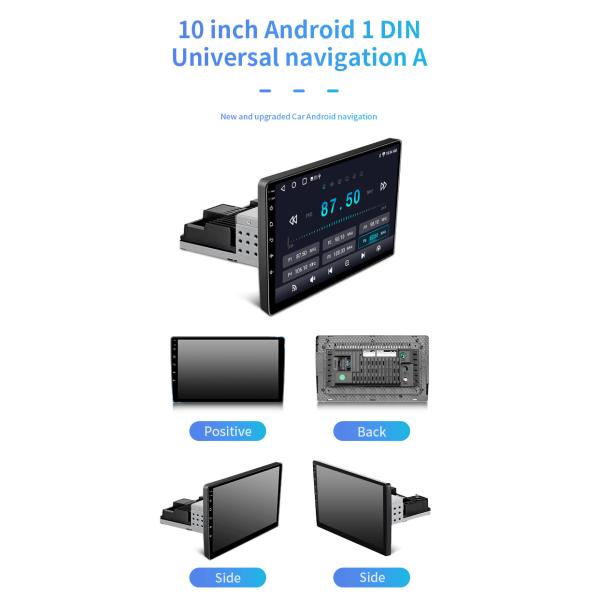 Multi Languages Car Android GPS Navigation 8 Core 10 Inch Universal HD Traffic Recorder