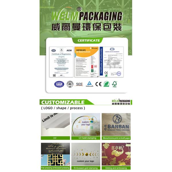 Customized Logo Foldable Food Grade Cake Packaging Box with Four-Color Printing and Embossing