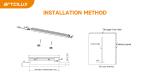 A2Q0H Directly Illuminated Recessed Strip Light 1000*14*10.3 7.5w/m Triple Color