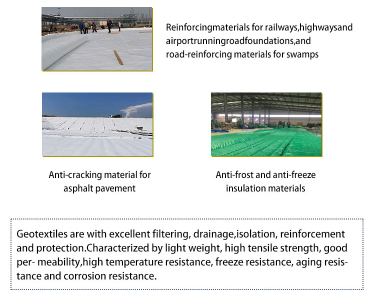 High Strength Geotextile for Filtering and Drainage Isolation in Mine Road Railway Dam