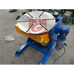 Metal Fabrication 300KG Industrial Welding Positioner , 2rpm Welding Positioner