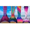 Buy cheap Breathable Adults Silicone Mermaid Tail Swimming Pink , Blue , Green Color from wholesalers
