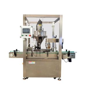 Full Automatic 10~1000g Monoblock Powder Filling And Capping Machine