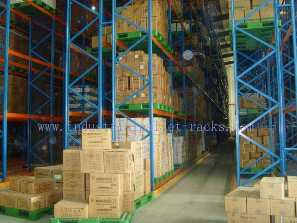 Quality Pallet Weight 2200 LBS X Two Pallets Per Level Selective Pallet Racks In  Bulk Rack Warehouse for sale