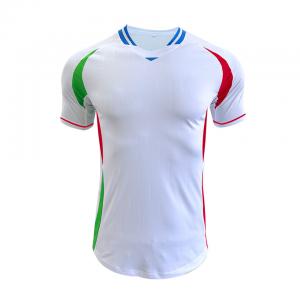 China Italy 2024 Euro Jersey Quick dry material 120-160gsm Fabric Weight wholesale