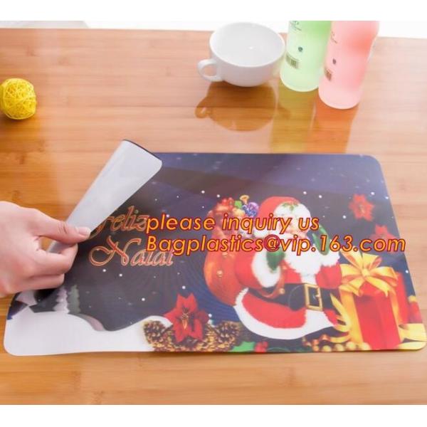 Promotional PP/PVC Placemat Table Mat With Good Quality,vinyl weven decorative PVC placemats recycled table mat,Silicon