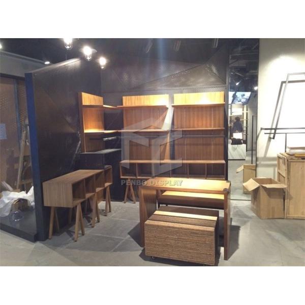 Acrylic Clothing Display Rack Garment Store Interior Display Furniture