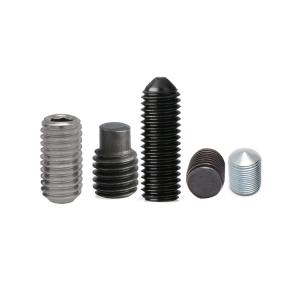 Custom Flat Point Hollow Hexagon Set Screws SS304 Hex Socket Allen Nose Grub Screw Set