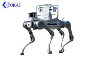 China OKAF AI Surveillance Autonomous Security Patrol Robot Industrial Guard Robot Dog Smart Security Quadruped Robot wholesale