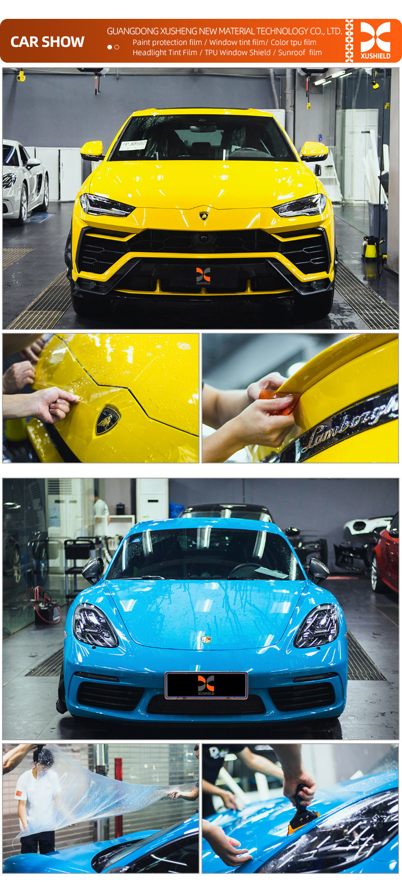 TPU Matte Black Anti-yellowing Hydrophobic 1.52x15M Self Healing Car Painting Coating TPU/PPF Paint Protection Film