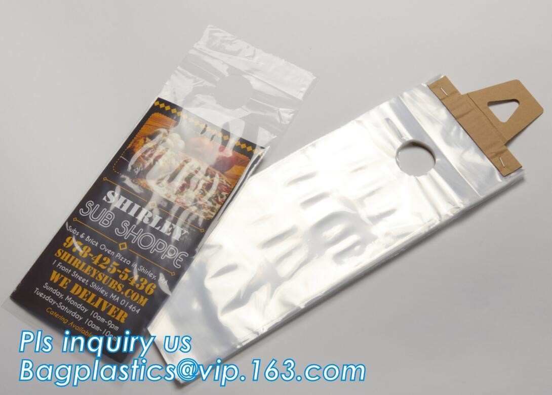 biodegradable plastic food bread wicket bag, PACK, Accept Custom Order bread packaging CPP BOPP plastic wicket bread bag