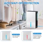 2.4 L Intelligent Portable Dehumidifier With Drain Hose▕ DN-610