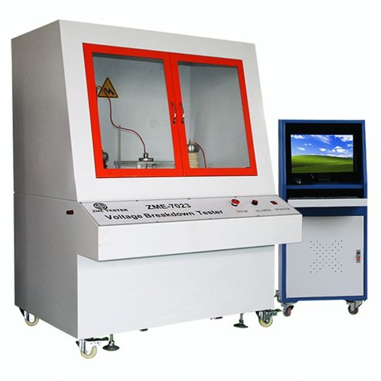 Multiscene 10KVA Rubber Testing Machine , Stainless Steel Voltage Breakdown Tester