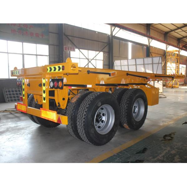 Aotong 20Ft 40Ft Container Frame Skeletal Semi Trailer with Fuwa Bpw Optional 13tons Axle