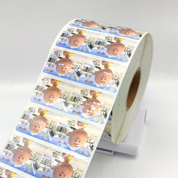 Quality Matte Lamination Self Adhesive Label Stickers CMYK Synthetic Sticker Paper for sale