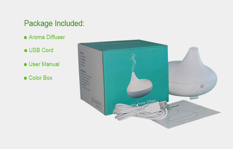 Ultrasonic 80ml Mini USB Home Fragrance Air Aroma Diffuser