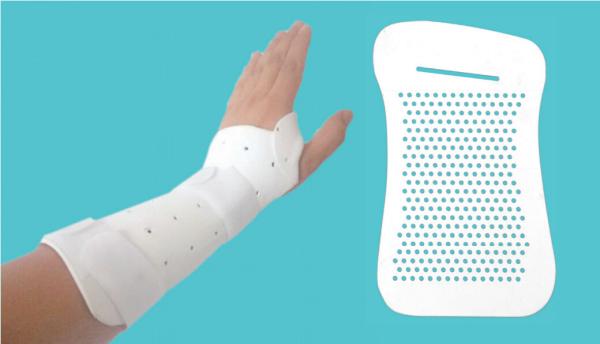 Quality Orthopedic Custom Thermoplastic Splint Brace Cock Up Wrist Drop Splint for sale