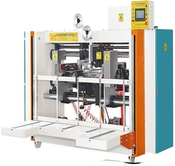 Quality Semi Automatic Gluer And Stitcher Machine Stitching Pitch Around 30-120mm Pitch For Offset Printed Carton for sale