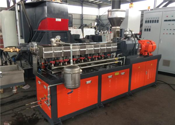 Quality Color Masterbatch Single Screw Extruder Machine With Air Cooling Hot Cutting for sale