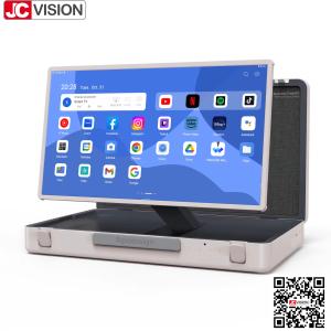 China JCVISION 27&quot; briefcase monitor Touch Screen Android 12 System Smart screen suitcase wholesale