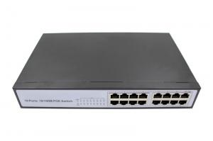 China High Quality 16 RJ45 10/100M 16 Port POE Switch Built-in Power 24V CCTV Network Switch wholesale