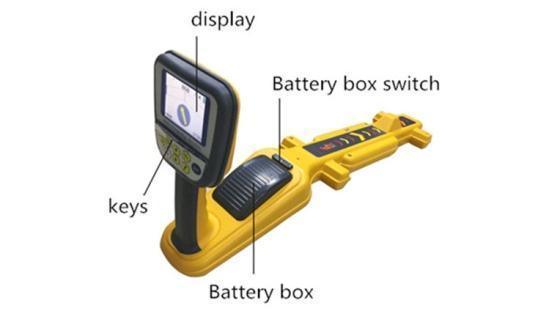 Xzh Test Intelligent Yellow Underground Cable Pipe Locator Route Tracer Digital Metal Pipe Detector