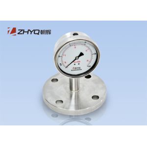 China Flange Mounting Diaphragm Seal Pressure Gauge High Reliability Good Specification wholesale