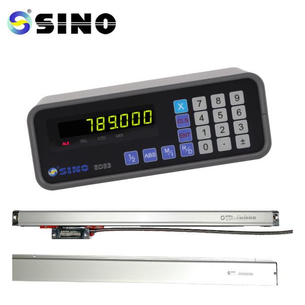 Quality SINO SDS6-2V Magnetic Scale DRO Kit 3 Axis Glass Linear Optical Encoder Milling Machine for sale
