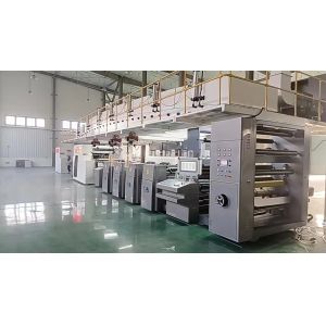 Energy Saving Medical Package Frame Coating Flexo Printer Servo Control