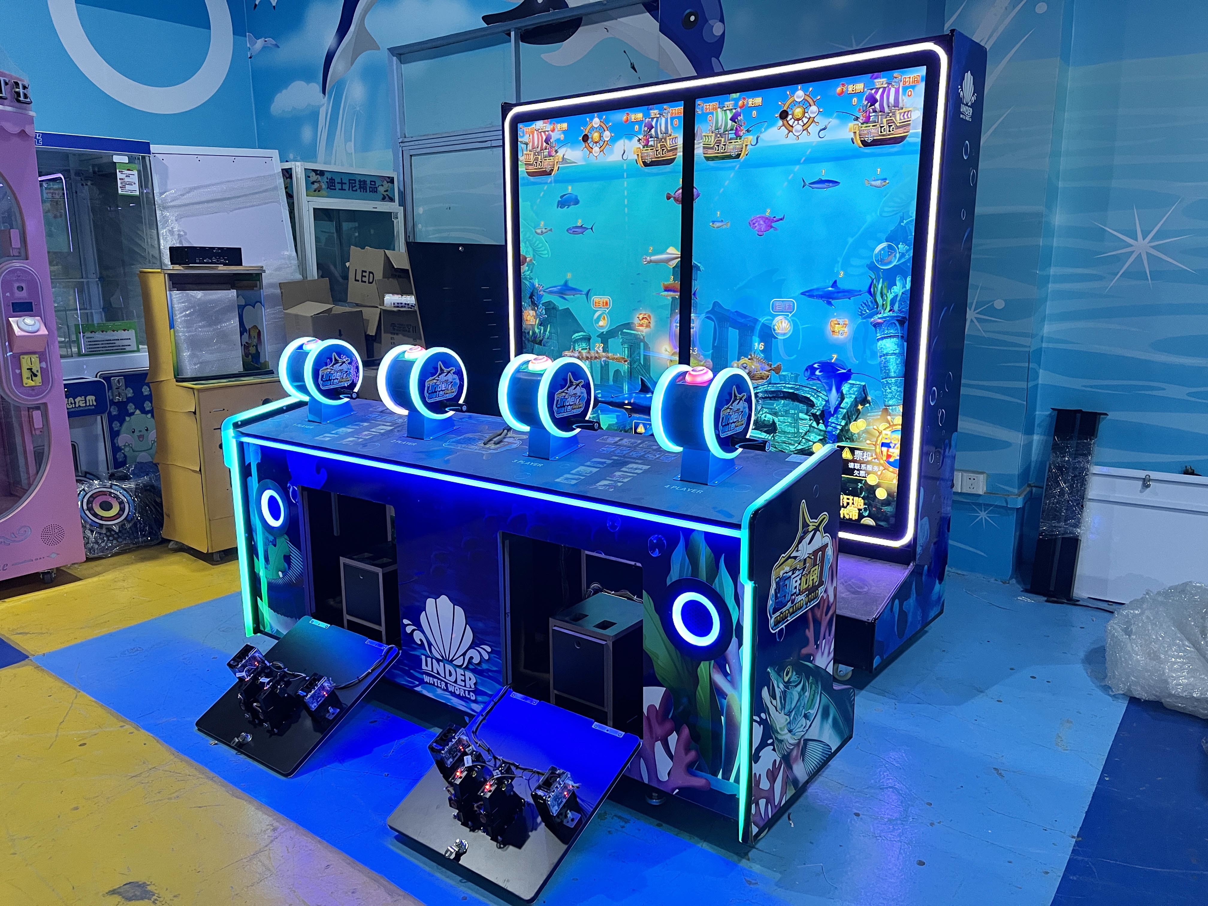 Support ODM OEM Coin Operated Deep Sea Fishing Arcade Machine Suitable For Amusement Game Center And Customized