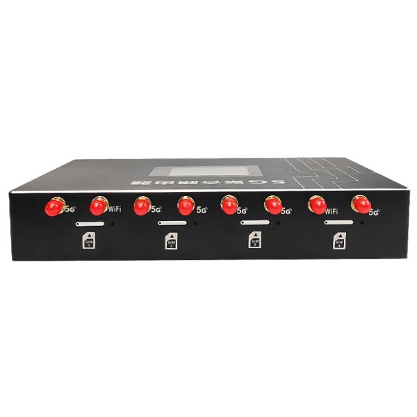 Quality X5 5G VPN Bandwidth Bonding Router Wireless 4 SIM Card With Screen for sale
