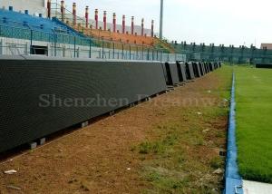 Waterproof PH8 Perimeter LED Display 5000cd/sqm 1R1G1B 1/4 Scan Adjustable Angle