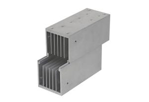China Grey Anodized 6063 Alloy Extruded Aluminum Heatsink wholesale