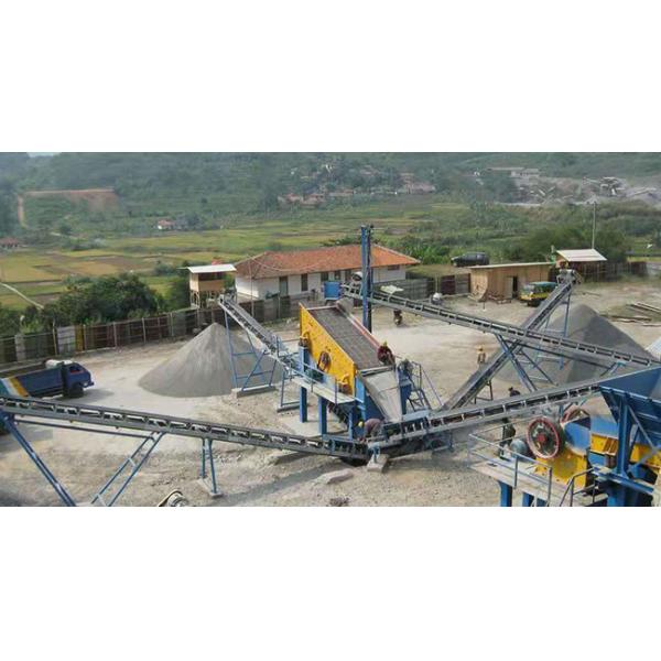 Quarry Construction Circular Vibrating Screen Reliable Operation Large Capacity