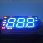 Multiplexed Triple Digit Seven Segment LED Display Ultra White For Heating /