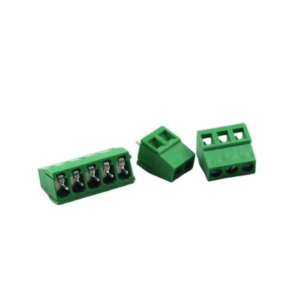 Quality 2-24 Poles 150V 7A Screw Terminal Block HQ128-2.54 Mm Pitch for sale